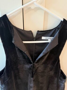 Emerson Fry Women's Black Velvet Top